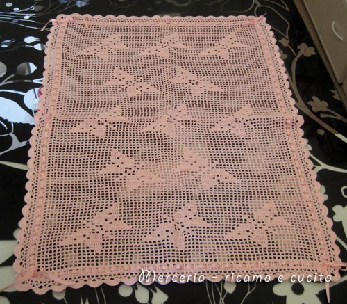 Copertina in cotone con farfalle