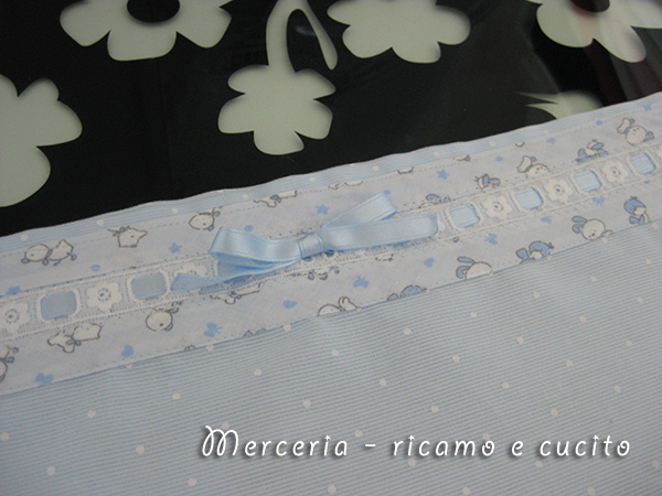 Busta portaoggetti e sacchetti nascita per Claudia