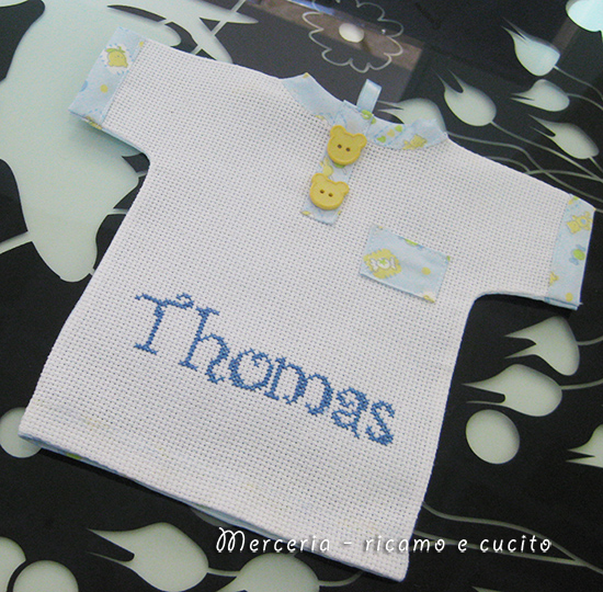 Maglietta auto "bimbo a bordo" per Thomas