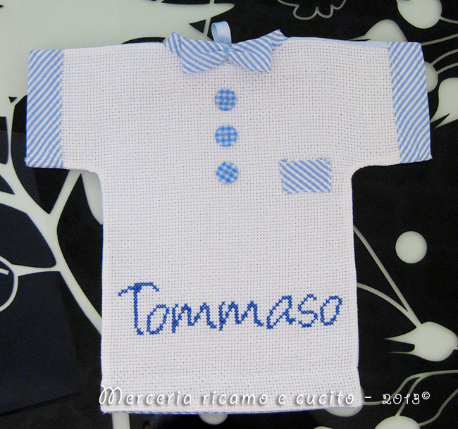 Magliette auto "bimbo a bordo" per Pietro e Tommaso