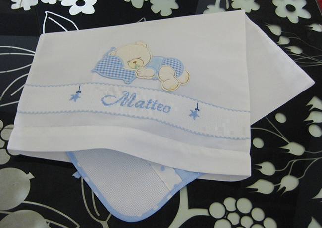 Sacchetto bustina con orsetto per Matteo