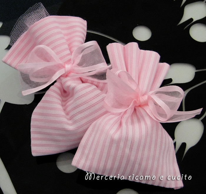 Sacchettini bomboniere portaconfetti per Elisa