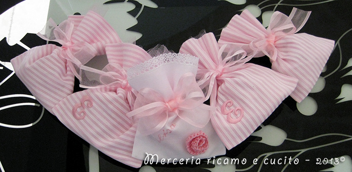 Sacchettini bomboniere portaconfetti per Elisa