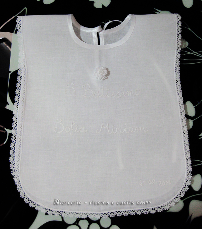 Bavaglino Santo Battesimo per Sofia Miriam