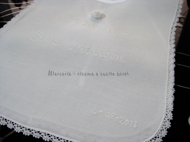 Bavaglino Santo Battesimo per Sofia Miriam