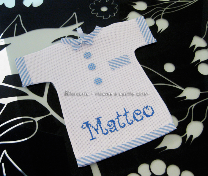 Maglietta auto "bimbo a bordo" per Matteo