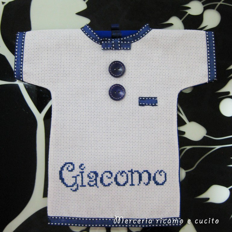 Maglietta auto "bimbo a bordo" per Giacomo