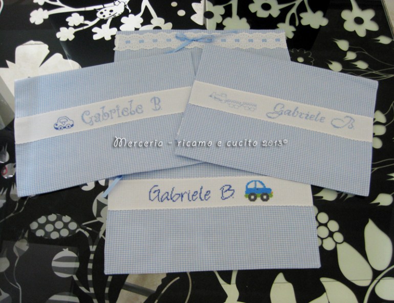 Set asilo - Sacchetti e asciugamani per Gabriele