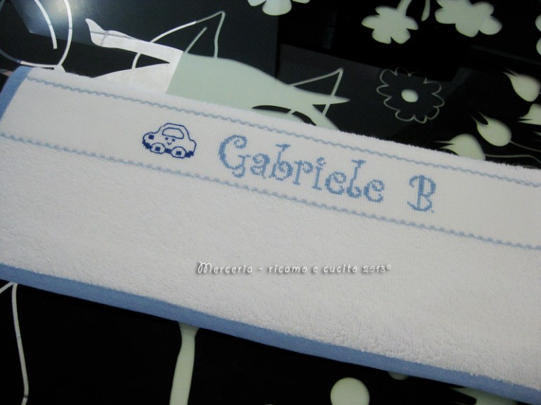 Set asilo - Sacchetti e asciugamani per Gabriele