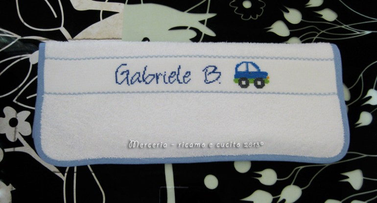 Set asilo - Sacchetti e asciugamani per Gabriele