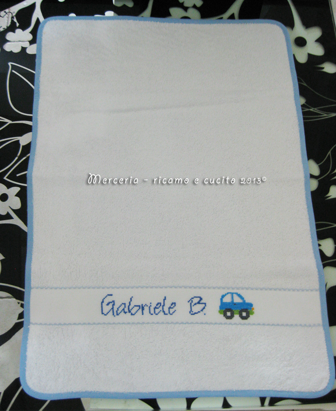 Set asilo - Sacchetti e asciugamani per Gabriele