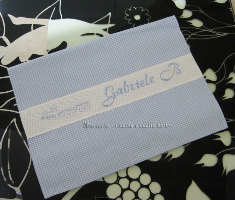 Set asilo - Sacchetti e asciugamani per Gabriele