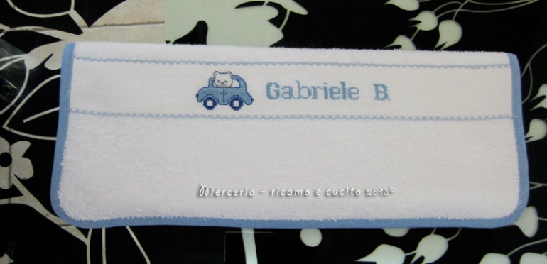 Set asilo - Sacchetti e asciugamani per Gabriele