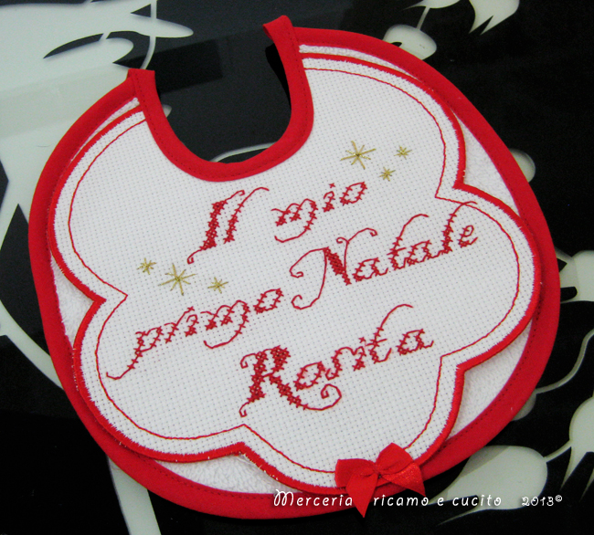 Bavetta fiore "Il mio primo Natale Rosita"