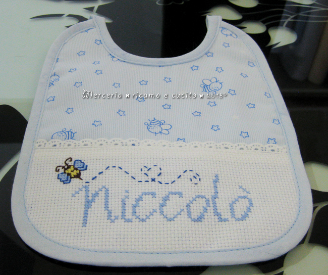 Bavette personalizzate per Niccolò