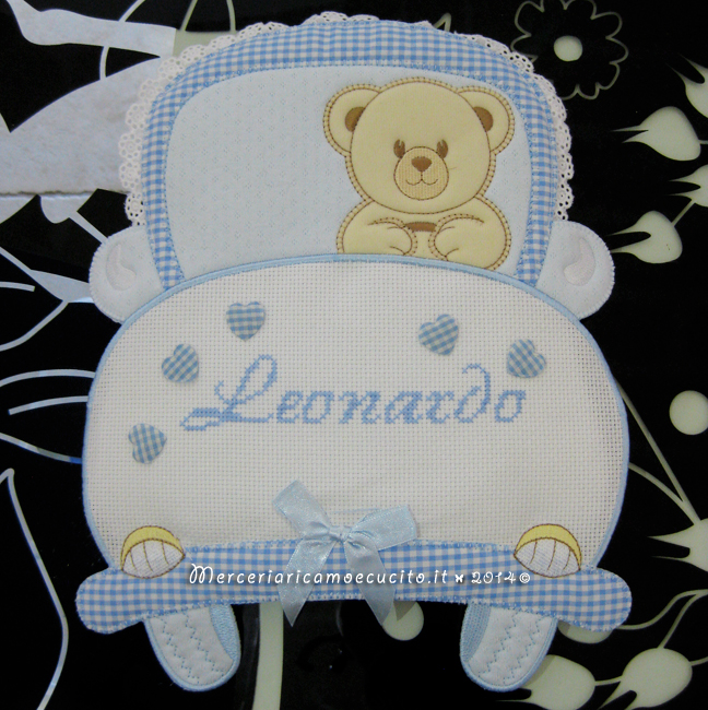 Fiocco nascita macchina celeste per Leonardo