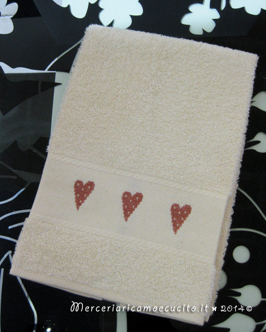Coppia asciugamani in spugna per Ricky e Perla