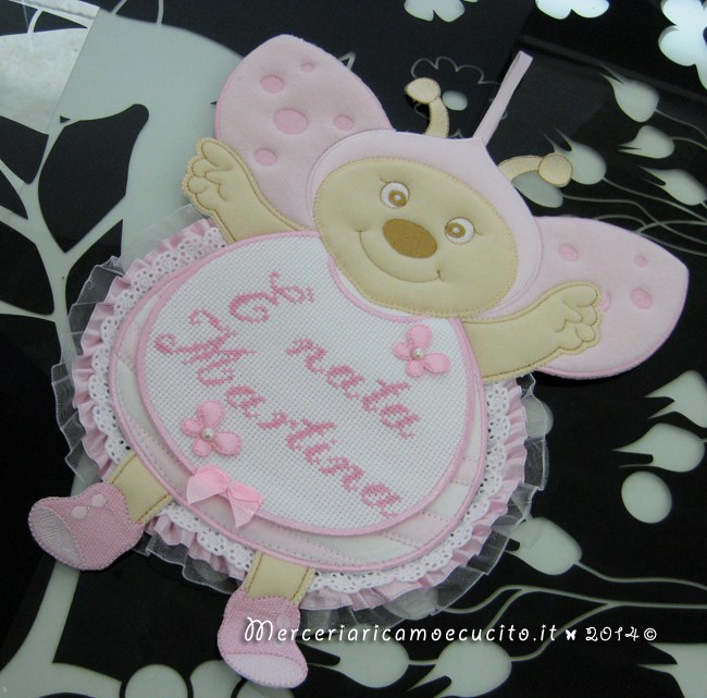 Fiocco Nascita Da Ricamare A Punto Croce A Altri Articoli Per Ricamo E Punto Croce | Acquisti Online Su