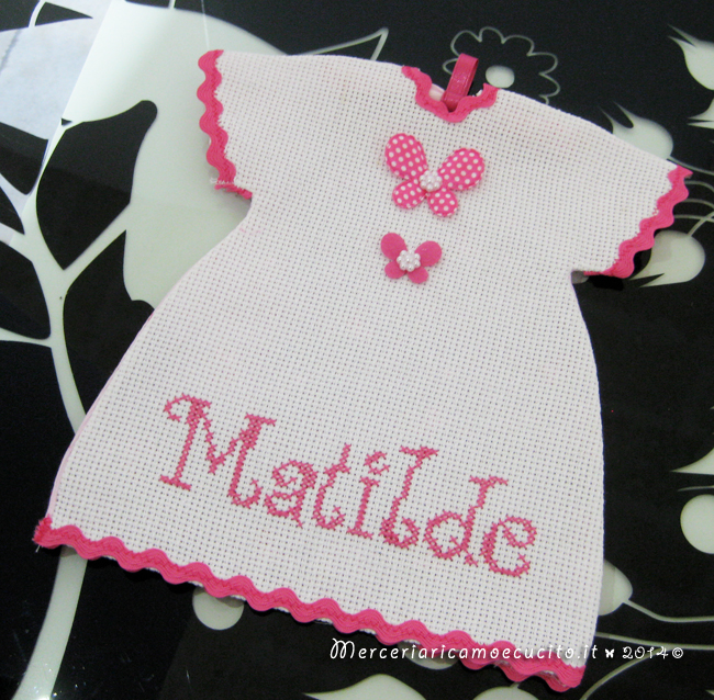 Maglietta auto “bimba a bordo” per Matilde