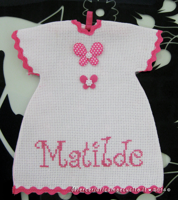 Maglietta auto “bimba a bordo” per Matilde