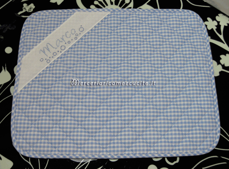 Tovagliette asilo trapuntantate per Marco e Simone