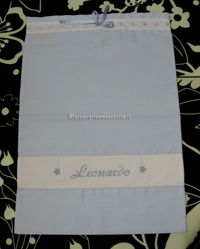 Set per nascita - Fiocco nascita macchina, sacchetti e bavette per Leonardo