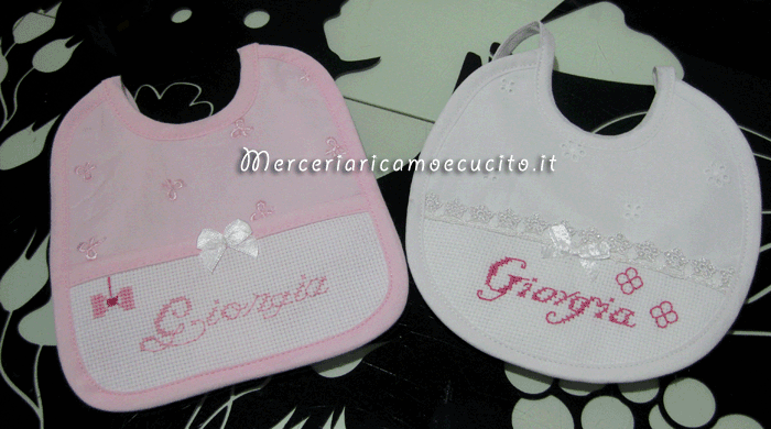 Set per nascita - Lenzuolino, sacchetti nascita e fiocco nascita orsetto con cuore per Giorgia