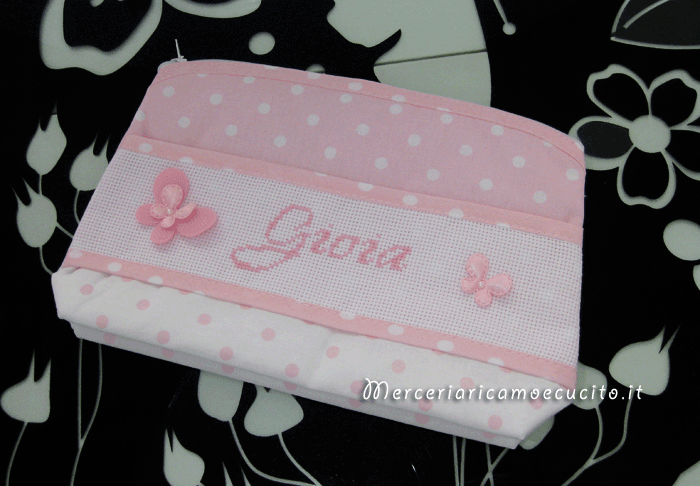 Cestino con orsetto, bustina e fiocco nascita stellina per Gioia