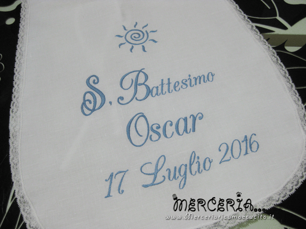 Camicina battesimale per Oscar