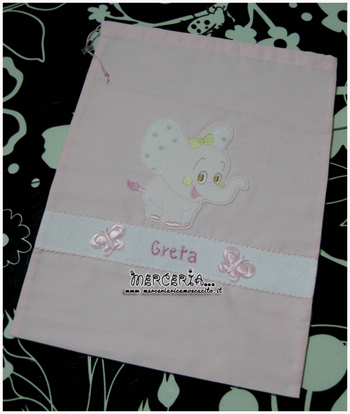 Sacchetti per nascita e asilo per Greta