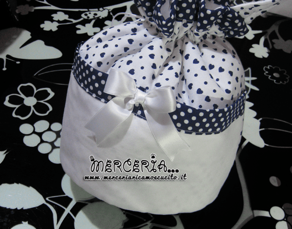 Sacco beauty trapuntato per nascita e asilo