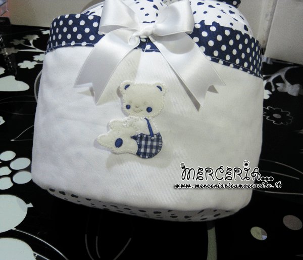 Sacco beauty trapuntato per nascita e asilo