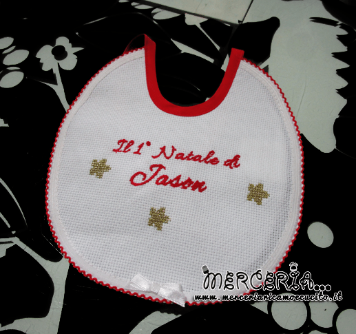 Set regalo - Orsetto, scarpette e bavetta primo Natale per Jason