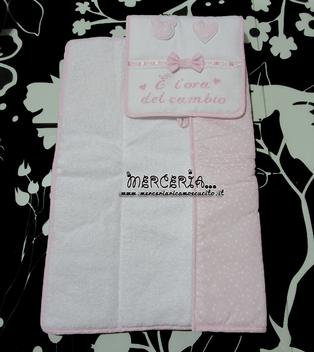 Set per nascita - Busta coprifasciatoio e busta porta oggetti little star personalizzate