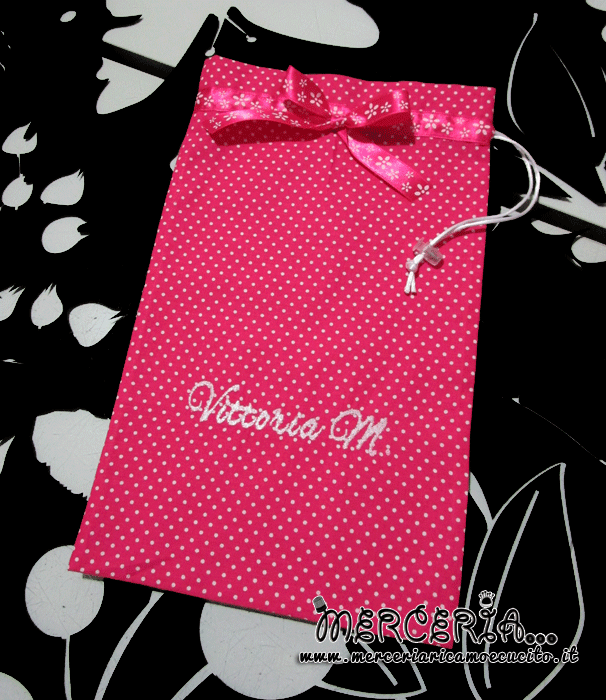 Sacchettini nascita e asilo pois e quadrettati per Vittoria