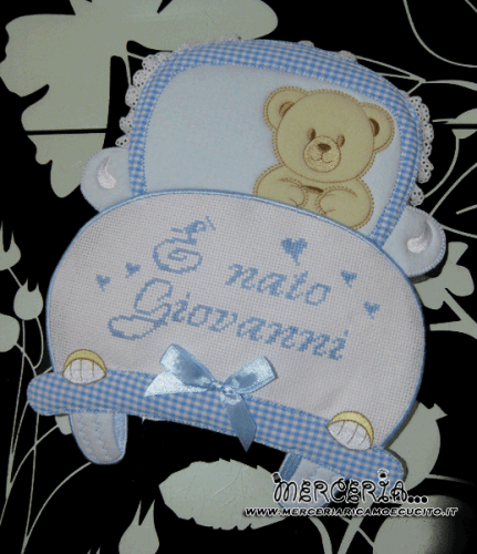 Fiocco nascita macchina celeste È nato Giovanni