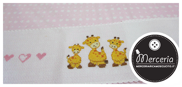Bordura lenzuolino con giraffe