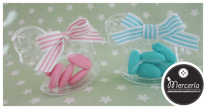 Cavalluccio portaconfetti in plexiglass