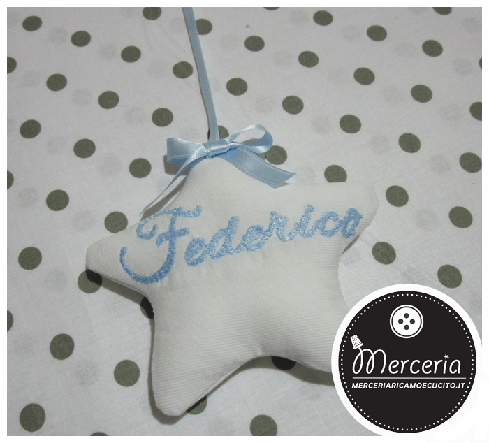 Fiocco nascita la nostra stellina per Federico