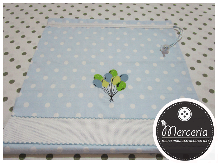 Set pois con palloncini per nascita e asilo