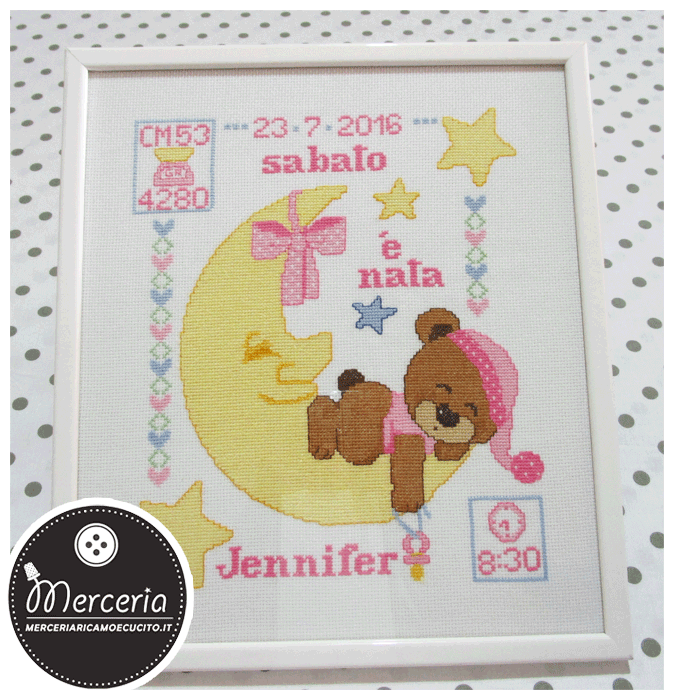 Quadretto nascita per Jennifer