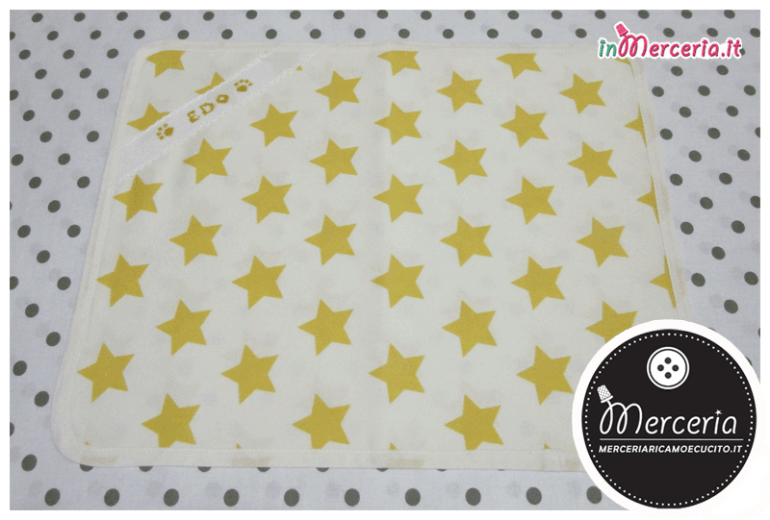 Sacchetto e tovagliette asilo per Edoardo