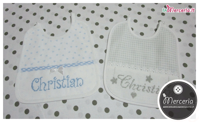 Bavette personalizzate per Christian