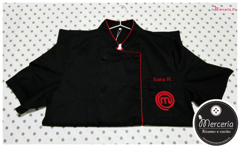 Giacca cuoco "Masterchef personalizzato per Sara