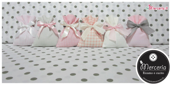 Sacchetti bomboniera portaconfetti