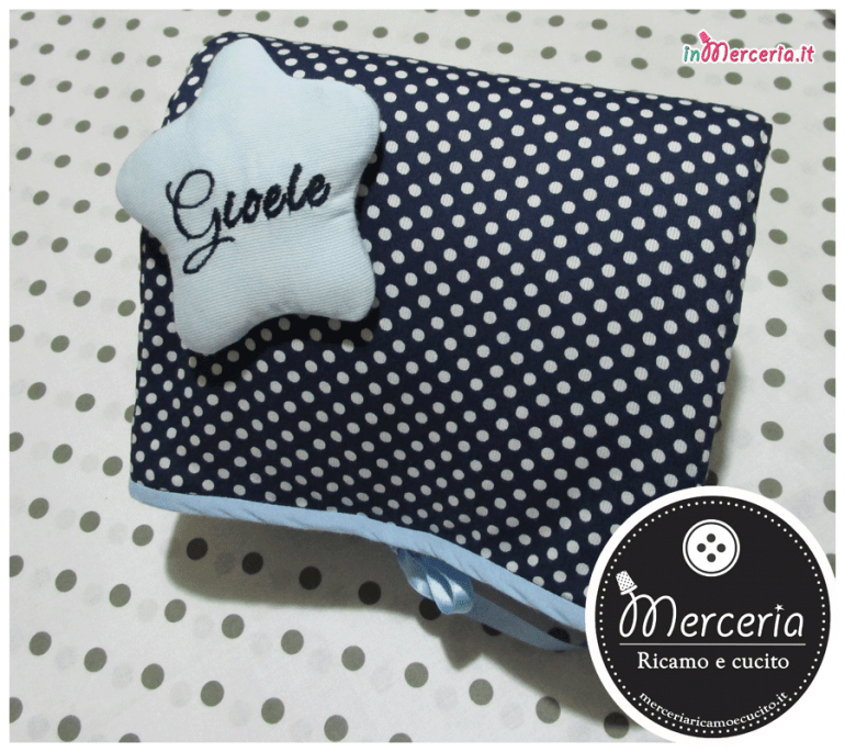 Coprifasciatoio pois con stella per Gioele