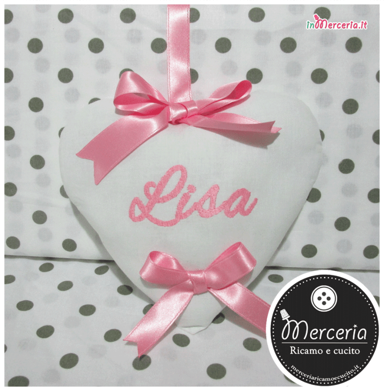 Fiocchi nascita cuore e stellina per Lisa