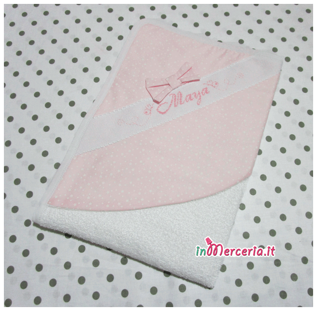 Accappatoi neonato in spugna Sweet Little Stars per Sofia e Maya