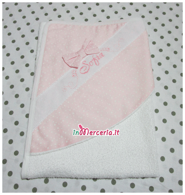 Accappatoi neonato in spugna Sweet Little Stars per Sofia e Maya