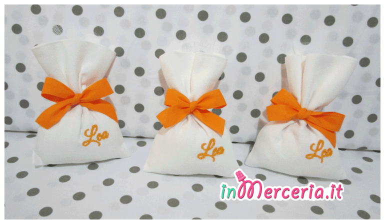 Sacchetti bomboniera portaconfetti per Lea
